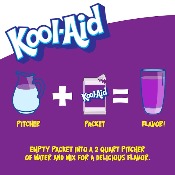 Kool-Aid Beverage Kool Aid Grape .14 oz., PK192 - 00043000016619