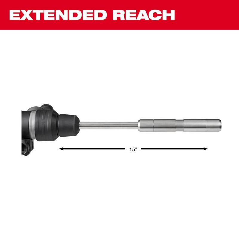Milwaukee MAX-LOK SDS MAX 15 in. EXTENSION - 48-20-6951

EXTENSIÓN MAX-LOK SDS MAX de Milwaukee de 15 pulgadas - 48-20-6951