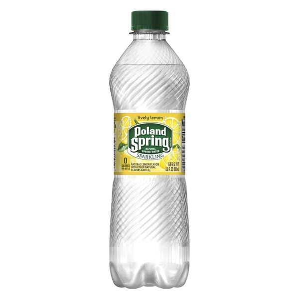 Nestle Waters Nestle Waters Poland Spring Lemon Sparkling Spring Water 16.9 oz 1 pk - 75720-44605