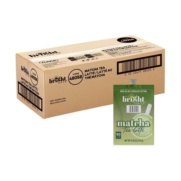 Lavazza Tea, Freshpack, f/Flavia, Matcha Latte, Green, 7GN, 72PK - LAV48056