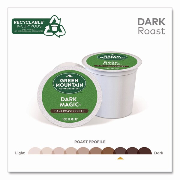 Green Mountain Coffee Dark Magic Extra Bold Coffee K-Cups, 0.4 oz, 48PK - 5000356566