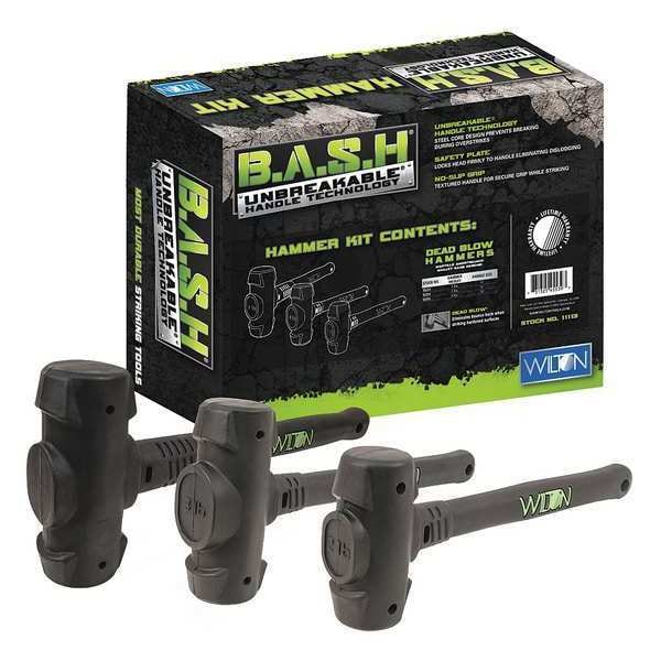 Wilton Dead Blow Hammer Set, 32, 48, 64 oz., 3 Pc - 11113
