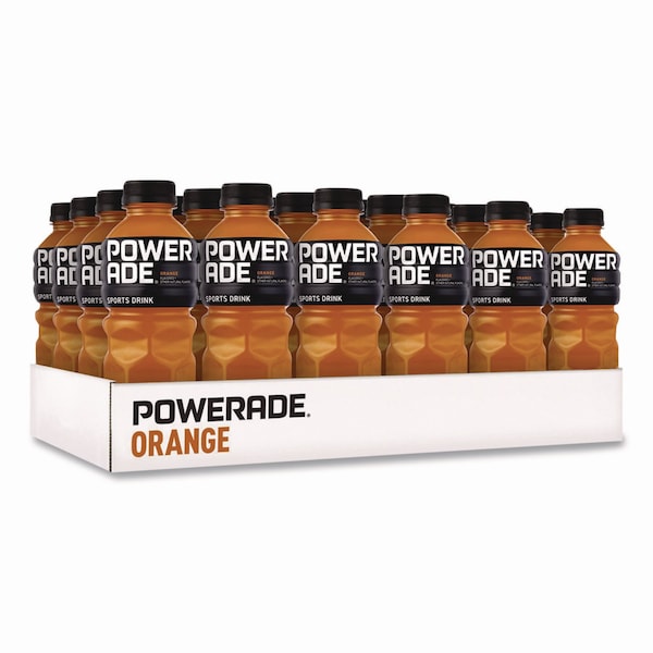 Powerade Sports Drink, Orange, 20 oz Bottle, 24PK - 049000032789