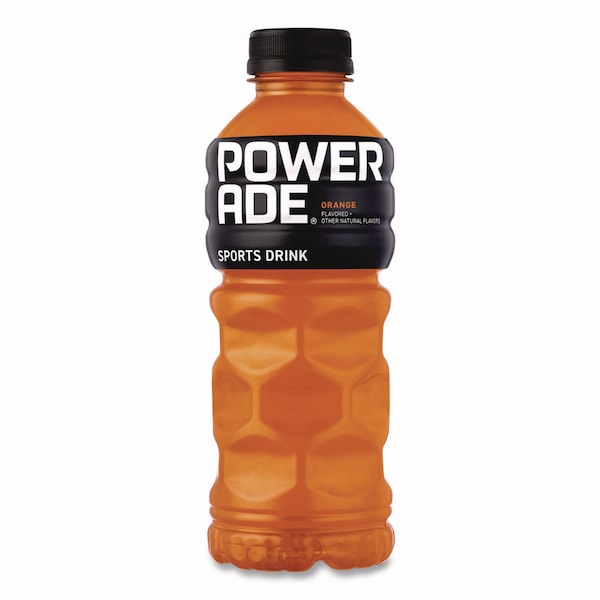Powerade Sports Drink, Orange, 20 oz Bottle, 24PK - 049000032789