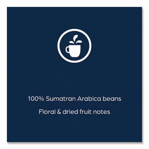 Alterra Coffee Freshpack Pods, Sumatra Blend, Dark Roast, 0.3 oz, 100PK - MDRA194