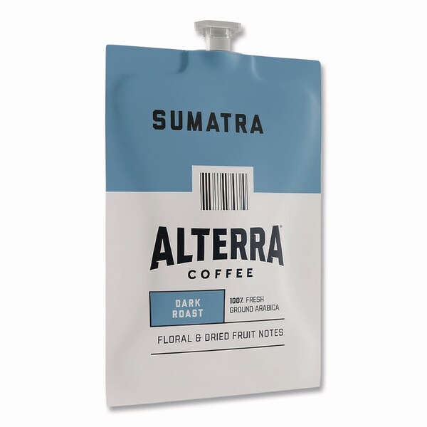 Alterra Coffee Freshpack Pods, Sumatra Blend, Dark Roast, 0.3 oz, 100PK - MDRA194