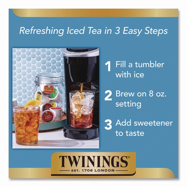Twinings Tea K-Cups, Green Tea, 0.11 oz, 24PK - TNA85788