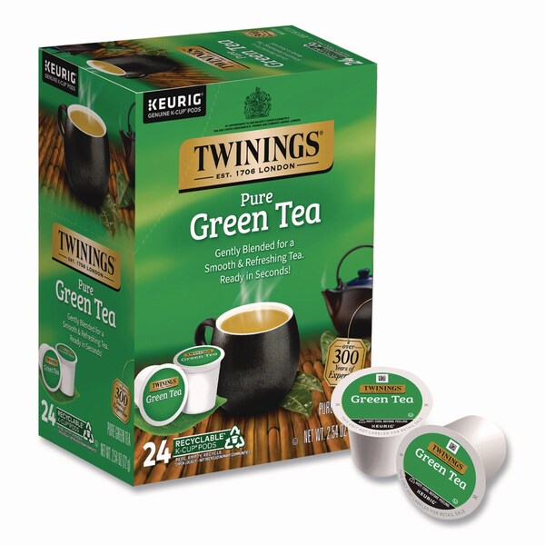 Twinings Tea K-Cups, Green Tea, 0.11 oz, 24PK - TNA85788