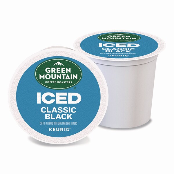 Green Mountain Coffee Classic Black Brew Over Ice Coffee K-Cups, 0.4 oz, 24PK - 5000372042