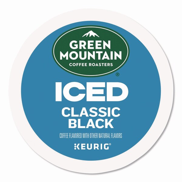 Green Mountain Coffee Classic Black Brew Over Ice Coffee K-Cups, 0.4 oz, 24PK - 5000372042