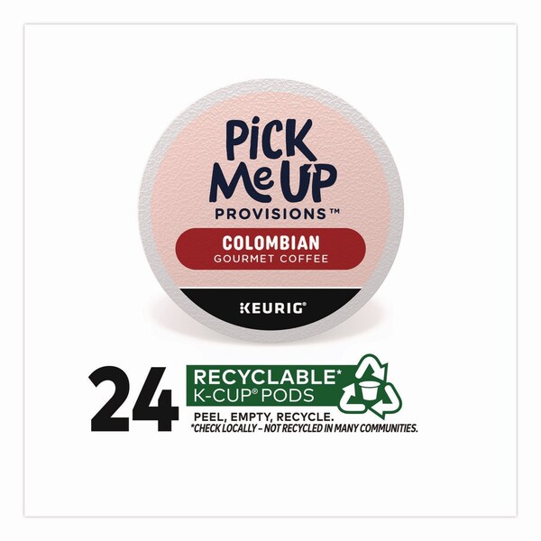 Pick Me Up Provisions Colombian Coffee K-Cups, 24PK - 5000381025