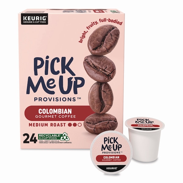 Pick Me Up Provisions Colombian Coffee K-Cups, 24PK - 5000381025