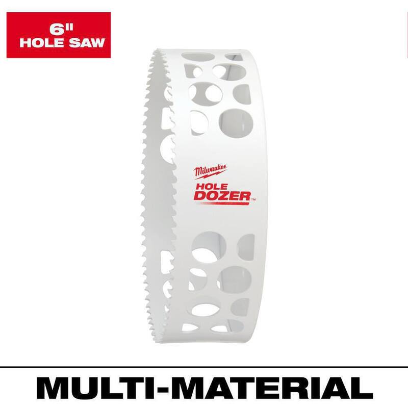 Milwaukee 6 pulgadas Hole Dozer Sierra de agujero bimetálica - 49-56-9656