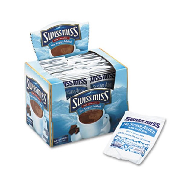 Swiss Miss Hot Cocoa Mix  No Sugar Added, 24PK - 55584