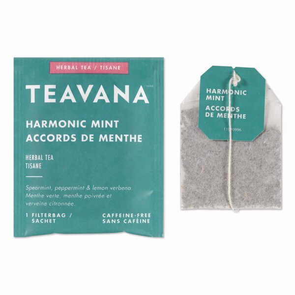 Starbucks Teavana Tea Bags, Harmonic Mint Decaf, 0.05 oz, 24PK - SBK13091