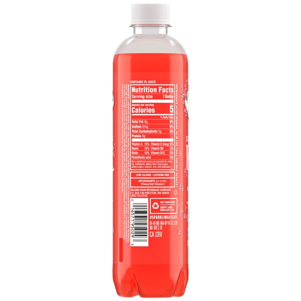 Sparkling Ice Sparkling Ice Strawberry Lemonade 17 oz., PK12 - FG00061