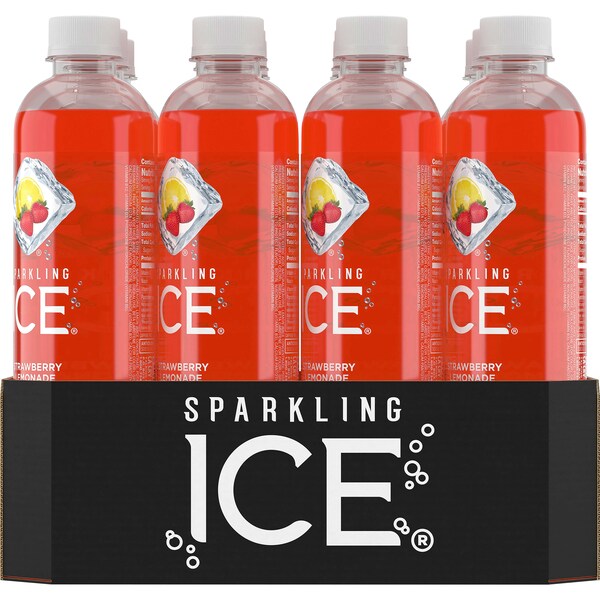 Sparkling Ice Sparkling Ice Strawberry Lemonade 17 oz., PK12 - FG00061
