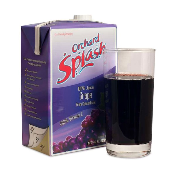 Orchard Splash Orchard Splash-46 oz. RTD Grape 100%, PK12 - 46030