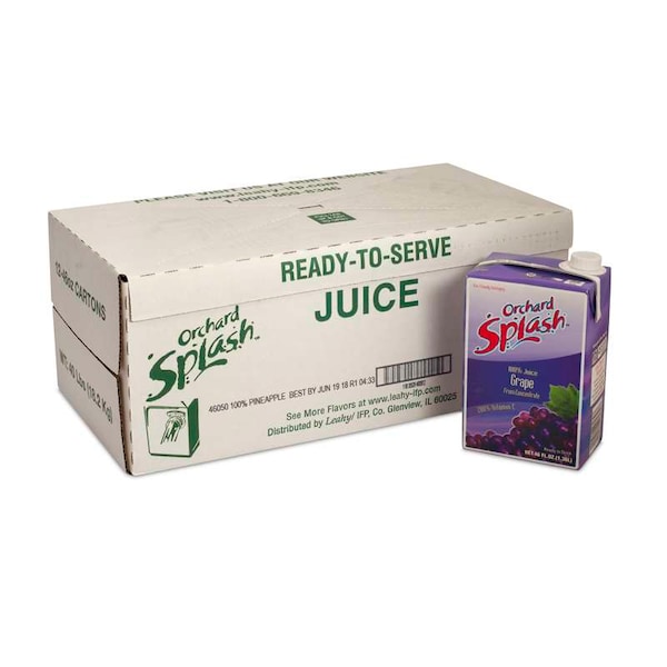 Orchard Splash Orchard Splash-46 oz. RTD Grape 100%, PK12 - 46030