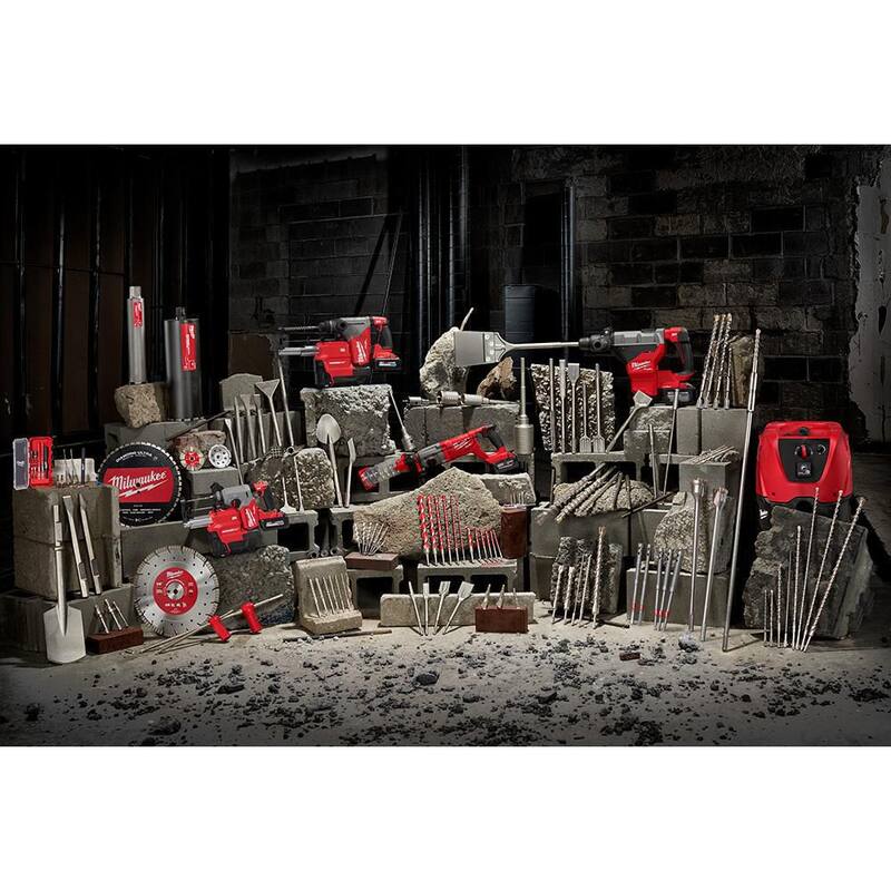 Cincel para azulejos de acero para martillo SDS-PLUS de 3 pulgadas x 6 pulgadas de Milwaukee - 48-62-6058.
