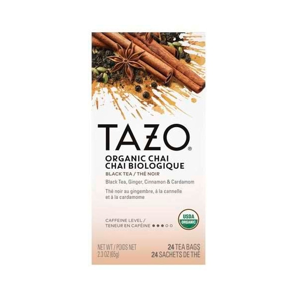Tazo Tazo Organic Chai Tea Bag, PK144 - 00794522210107