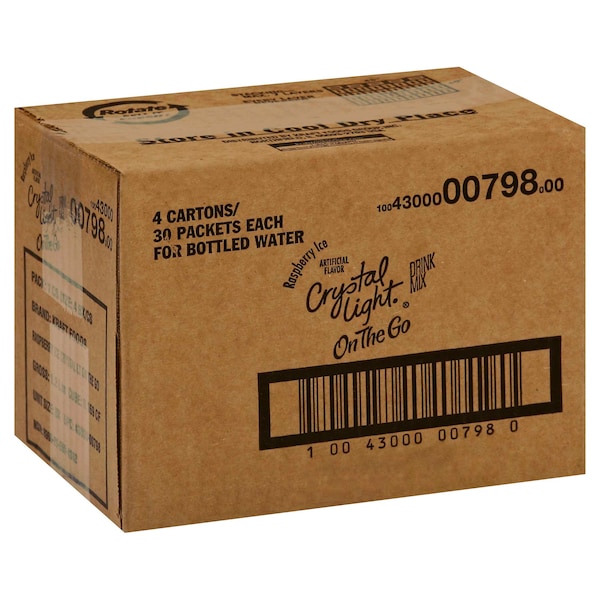 Crystal Light Crystal Light Sugar Free Raspberry On The Godrink Mix .8 oz., PK120 - 10043000007980