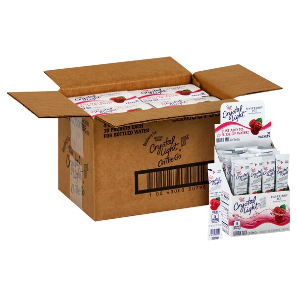 Crystal Light Crystal Light Sugar Free Raspberry On The Godrink Mix .8 oz., PK120 - 10043000007980