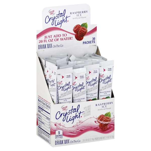 Crystal Light Crystal Light Sugar Free Raspberry On The Godrink Mix .8 oz., PK120 - 10043000007980