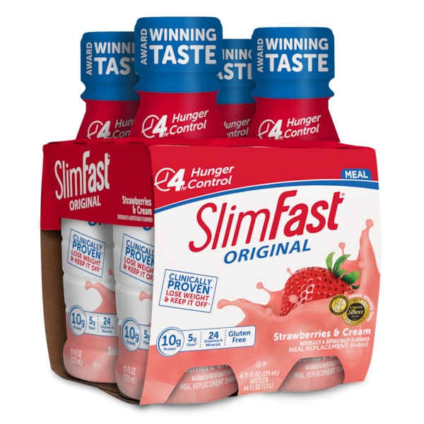 Slimfast Advanced Nutrition RTD Strawberries N' Cream Shake 11 oz., PK12 - 74006