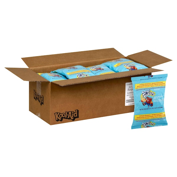 Kool-Aid Kool-Aid Blue Raspberry Lemonade Twist Beverage 1.318lbs Bag, PK15 - 10043000839925