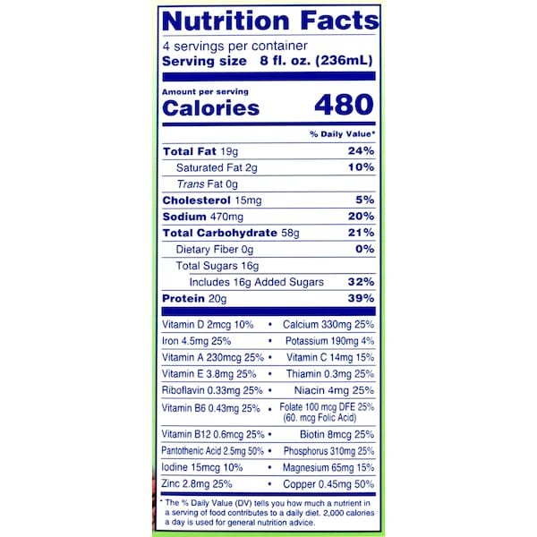 Med Pass Balanced Fortified Nutrition Butter Pecan - IDDSI Level 2, PK12 - 46463