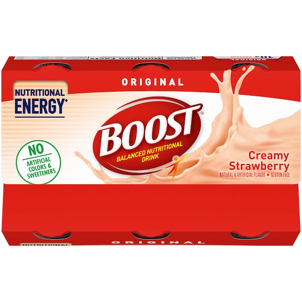 Boost Boost Original Strawberry RTD Nutritional Beverage 8 fl. oz., PK24 - 00041679676363