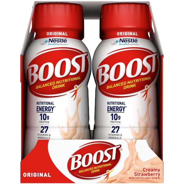 Boost Boost Original Strawberry RTD Nutritional Beverage 8 fl. oz., PK24 - 00041679676363