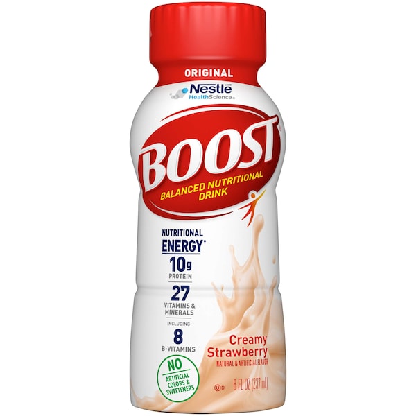 Boost Boost Original Strawberry RTD Nutritional Beverage 8 fl. oz., PK24 - 00041679676363
