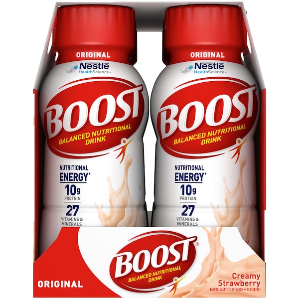 Boost Boost Original Strawberry RTD Nutritional Beverage 8 fl. oz., PK24 - 00041679676363
