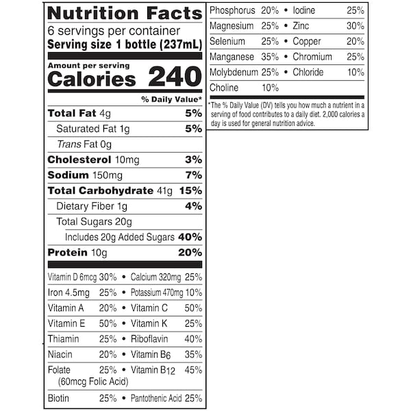 Boost Boost Original Strawberry RTD Nutritional Beverage 8 fl. oz., PK24 - 00041679676363