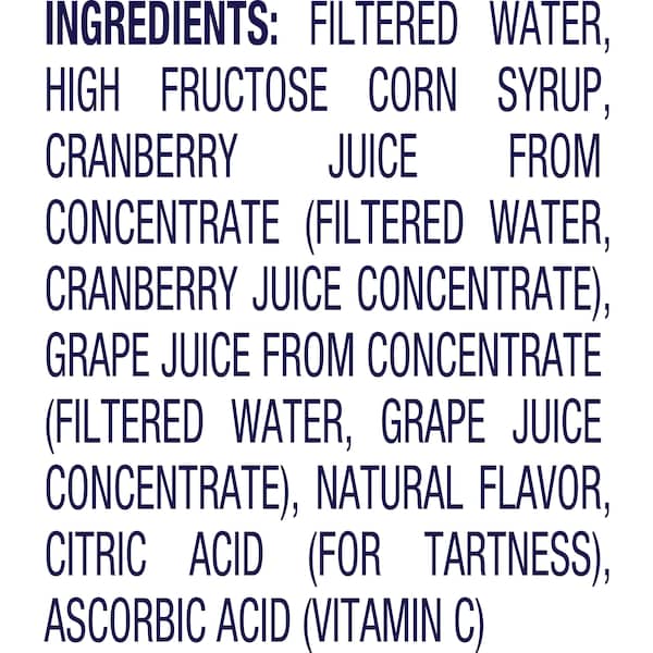 Welchs Welch's Plastic Cranberry Cocktail Juice 10 fl. oz. Bottle, PK24 - WPD39400