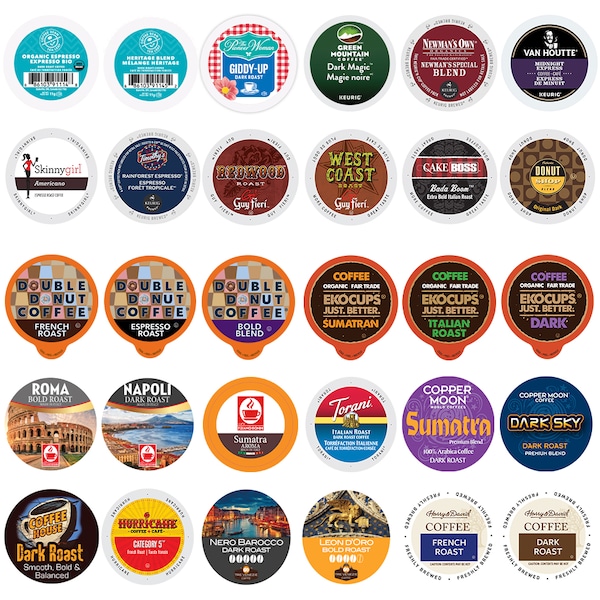 Perfect Sampler Perfect Samplers Bold & Dark Roast Variety Pack-30 Ct - WM-PS-BOLD-30