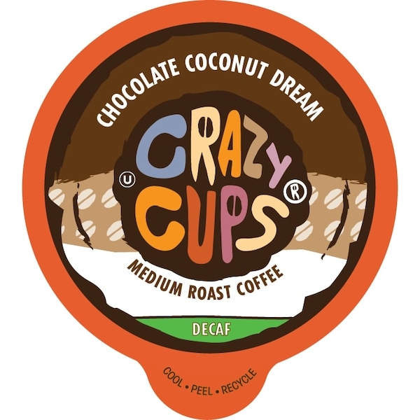 Crazy Cups Crazy Cups Flavores DECAF Chocolate Coconut Dream-22 Ct - WM-CC-D-CHOCCOCONUT-22