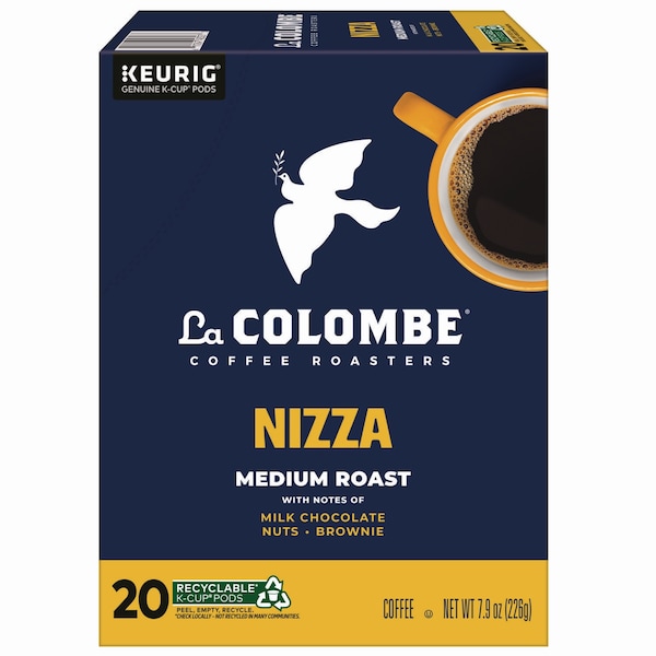 La Colombe Coffee K-Cup Pods, Nizza Medium Roast, 20PK - 5000380612