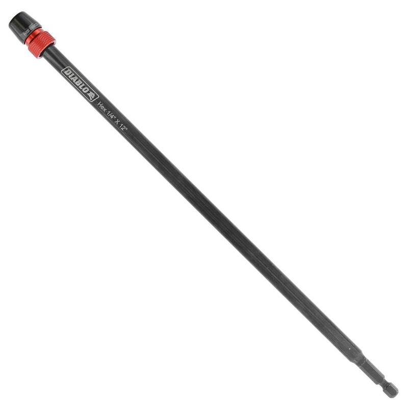 Extensión de liberación rápida universal de 1/4 de pulgada x 12 pulgadas - DXT1020