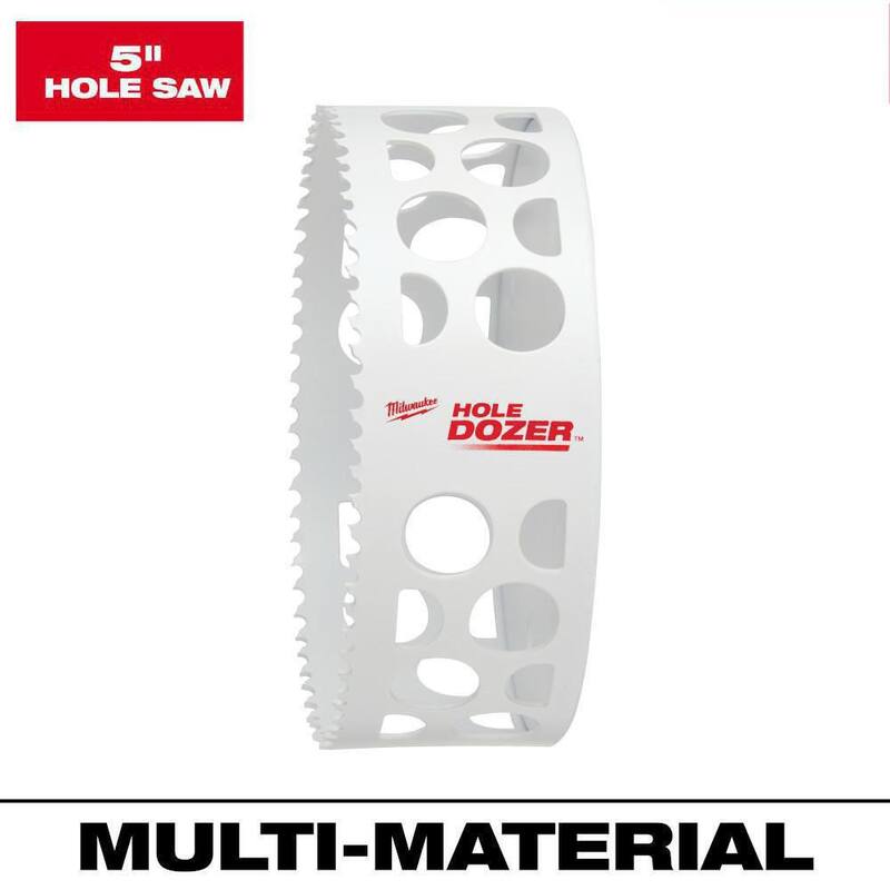 Milwaukee 5 pulgadas Hole Dozer Bi-Metal Hole Saw - 49-56-9652