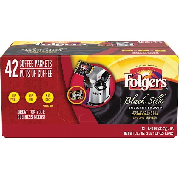 Folgers COFFEE, FRAC, SILK, BLK, 1.4OZ - FOL00019