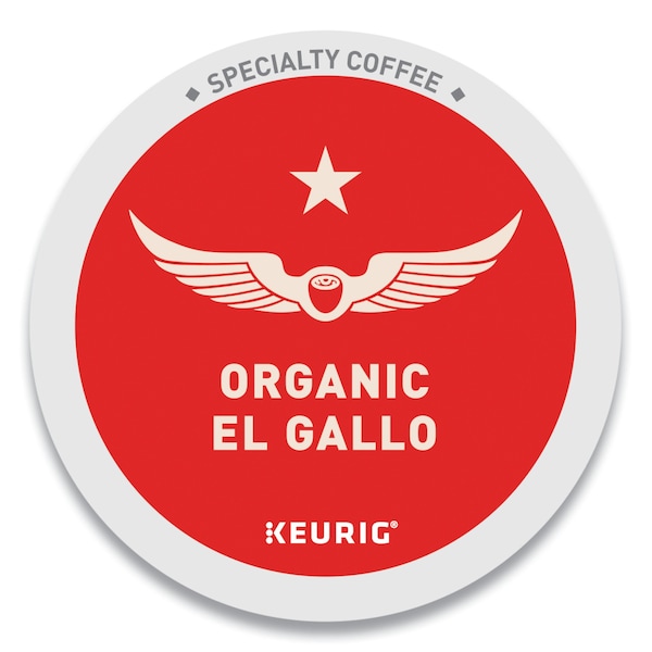 Intelligentsia El Gallo Organic Coffee K-Cups, Light Roast, 20PK - 5000371867