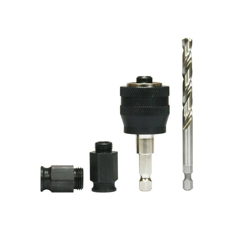 DIABLO Sistema de Mandril para Sierra de Corona SnapLock Plus de 3/8 de pulgada con Expulsión Rápida de Tapón - DHSAR375