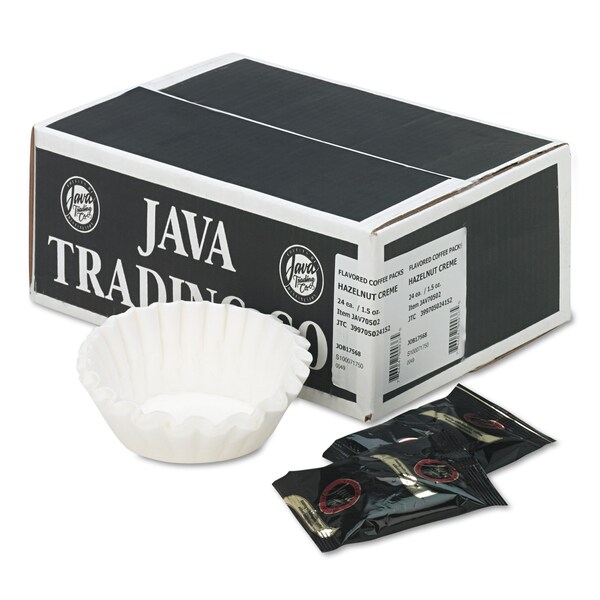 Distant Lands Coffee Coffee Portion Packs, 1.5oz Packs, Hazelnut Creme, PK24 - 399705024152