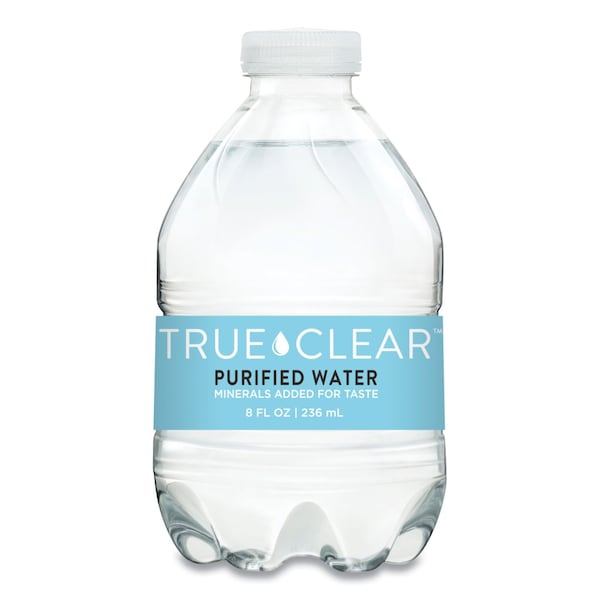 True Clear Purified Bottled Water, 8 oz Bottle, 4032PK - TRC8OZ24PDMPBN168