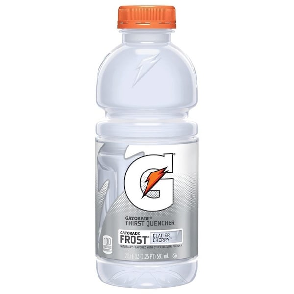 Gatorade Thirst Quencher, Glacier Cherry Flavor, 20 oz Bottle - 4214