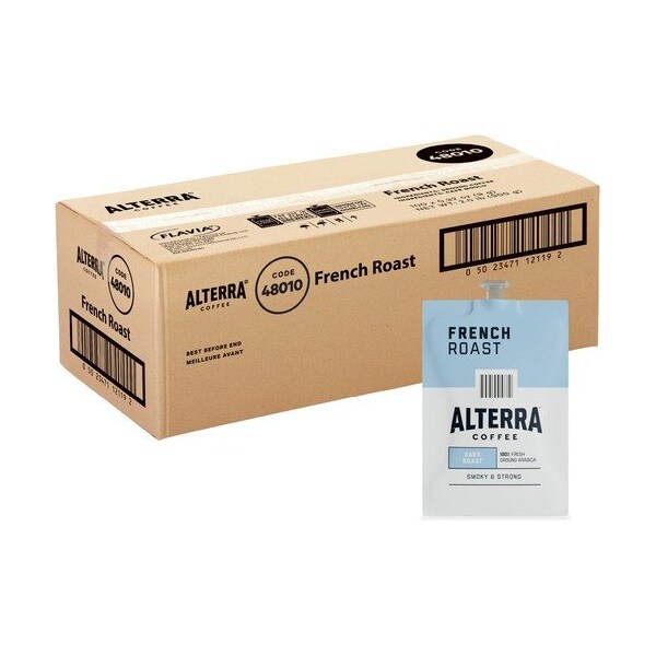 Lavazza Alterra Coffee Freshpacks, French Roast, Black, 100PK - LAV48010