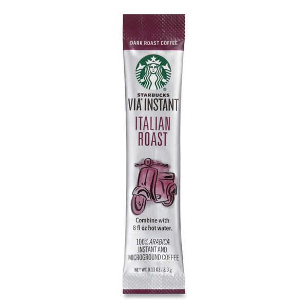 Starbucks VIA Ready Brew Coffee, 0.11 oz, Italian Roast, 96PK - 12407838
